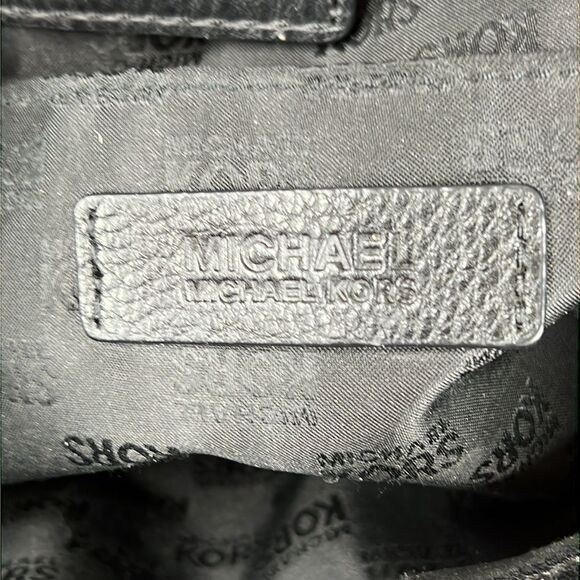 Black Leather Michael Kors Hamilton Jewel East West Tote - Picture 7 of 17